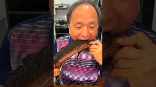 KOREAN PARENTS TRY TEXAS BBQ for the FIRST TIME texas texasbbq brisket dinoribs [upl. by Yur]