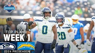 Seattle Seahawks Top Plays vs Los Angeles Chargers  2024 Preseason Week 1 [upl. by Harrow]