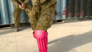 Delivery of Pink Stumps Day Merchandise to Afghanistan [upl. by Ruben]