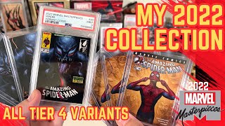 2022 Marvel Masterpieces  The most wanted cards Insane Collection [upl. by Adneram22]