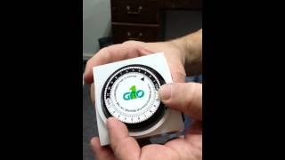 Gro1 analog mechanical timer setup tutorial [upl. by Hirschfeld]