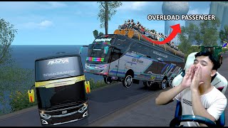 Beyond Human Reason Bus Carrying Many Passengers On Deadly Roads  Euro Truck Simulator 2 [upl. by Oraneg159]