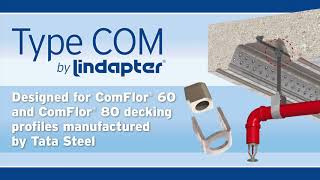 Type COM decking fixing by Lindapter [upl. by Inanaup]