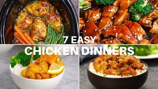 7 Chicken Dinner Ideas Quick and Easy [upl. by Ahsimet]