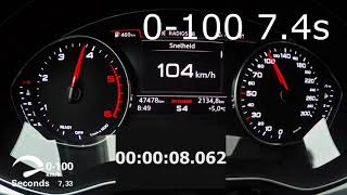 BMW G20 320d vs AUDI A4 B9 20 TDi  0100 ACCELERATION TEST 190hp vs 190hp [upl. by Gypsy]