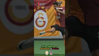 DRIES MERTENS SCORES Galatasaray vs Beşiktaş [upl. by Aaren]