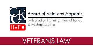 The Board of Veterans Appeals Explained [upl. by Eiboj]