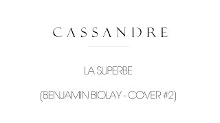 Cassandre  La superbe BENJAMIN BIOLAY  COVER 2 [upl. by Redmund]