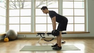 How to Do a BentOver Row  LIVESTRONG  Exercising with Jeremy Shore [upl. by Grearson78]