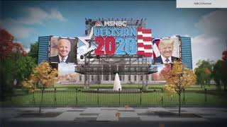 MSNBC Decision 2020 election day open [upl. by Innek113]