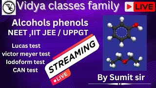 Alcohols and Phenols for NEET IITJEE and UPPGTTGT  Lucas Reagent test Iodoform test [upl. by Enelrats]