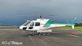 Eurocopter AS350 Airgreen landing  Torino Airshow 2023 [upl. by Yetah]