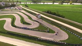 Kartbahn Straubing  Trainingslauf 16042016  Luftaufnahmen [upl. by Treboh350]