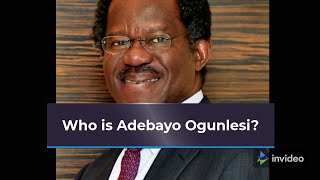 Who is Adebayo Ogunlesi The unpopular Nigerian Billionaire [upl. by Monjan]