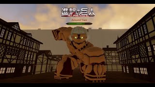 Armoured Titan Gameplay  Attack on Titan Freedom War Stages 19 [upl. by Akima]