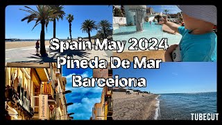 Spain Pineda De Mar Barcelona May 2024 [upl. by Aleafar]