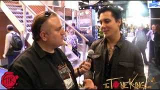 SYNYSTER GATES Interview  NAMM 2013  Schecter Hellwin SYN A7X [upl. by Namyh]