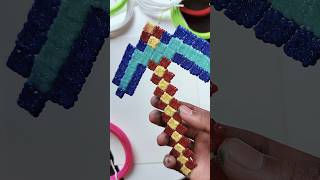 Making minecraft diamond 💎 pickaxe with 3D pen 🤯 [upl. by Dannie]