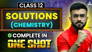 SOLUTIONS in 1 Shot  All Concepts Covered  Class 12 Chemistry  Nitesh Devnani [upl. by Nagey]