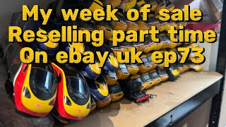 My week of sales reselling on eBay uk part time ep 73 JLL Trading [upl. by Witte]