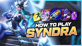 HOW TO PLAY SYNDRA SEASON 13  NEW Build amp Runes  Season 13 Syndra guide  League of Legends [upl. by Rosalind]