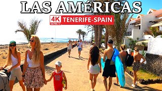 TENERIFE  PLAYA DE LAS AMÉRICAS  Actual Appearance in Different Places 🌡️ 4K Walk ● October 2024 [upl. by Kcirdot587]