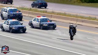 Tragic 100 Shocking and Devastating Motorcycle Police Chases and Road Rage Caught on Dashcam [upl. by Gracia819]