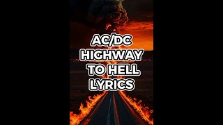 AC DC HIGHWAY TO HELL LYRICS [upl. by Conard]