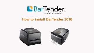 How to Install BarTender 2016 R3  The Best Barcode Printer for Small Business [upl. by Anitsirc]