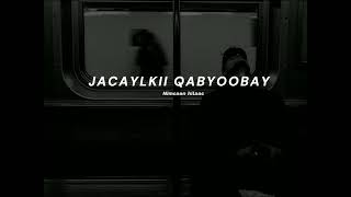 Jacaylkii qabyoobay  nimcaan hilaac slowed [upl. by Tobit164]