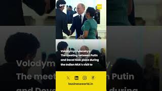 NSA Ajit Doval meets Russian President Putin in St Petersburg ajitdoval putin shorts [upl. by Rbma474]