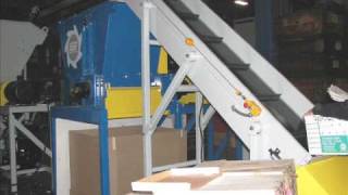 Paper Shredding Loose wConveyor U [upl. by Paynter]