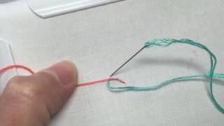 Couching Stitch Embroidery Tutorial [upl. by Artenek]