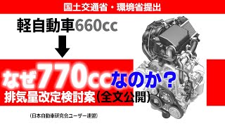 軽自動車770cc改定検討案全文公開 [upl. by Idnim]