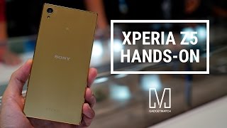 Sony Xperia Z5 Hands On Review [upl. by Cleary]