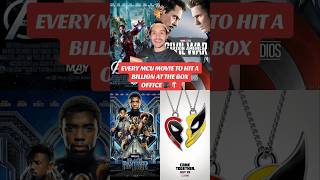 EVERY MCU MOVIE TO HIT 1 BILLION DOLLARS 💰 marvel mcu deadpoolandwolverine theavengers [upl. by Kluge]