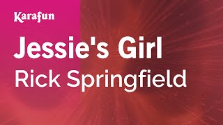 Jessies Girl  Rick Springfield  Karaoke Version  KaraFun [upl. by Dione]