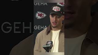 Patrick Mahomes discusses DJ Humphries debut for the Chiefs [upl. by Artimas]