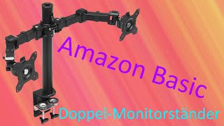 Amazon Basics Monitorhalterung  Test [upl. by Aneryc]