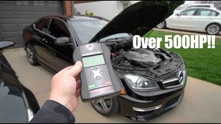 Installing a Custom Tune In My C63 Over 500HP [upl. by Seward]