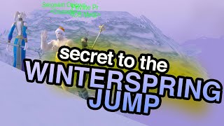 secret to the winterspring jump onyxia attunement [upl. by Anaeel]