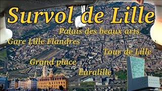 HD Pilots Eye ✈ Visite aérienne de Lille  HR200  VFR [upl. by Brittnee898]