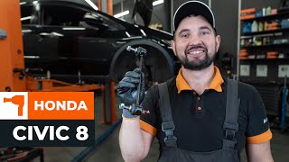 Wie HONDA CIVIC 8 Koppelstange vorne wechseln AUTODOC TUTORIAL [upl. by Daria891]