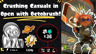 Crushing Casuals in Open with Octobrush [upl. by Einahteb]