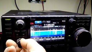 ICOM IC7300 operation [upl. by Abeh]