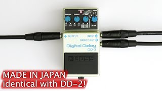 BOSS DD3 Digital Delay Made in Japan Demo [upl. by Avuha]