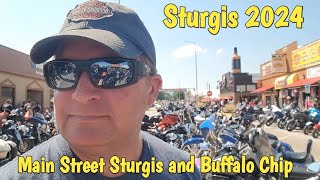 Sturgis 2024 Main Street Sturgis and Buffalo Chip [upl. by Etnahc428]