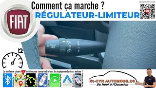 FIAT Le régulateur et limiteur de vitesse comment ça marche [upl. by Leaw]