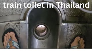 train toilet in Thailand [upl. by Gnouhp]