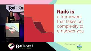 RailsConf 2023  Keynote by Eileen Uchitelle [upl. by Yllier]